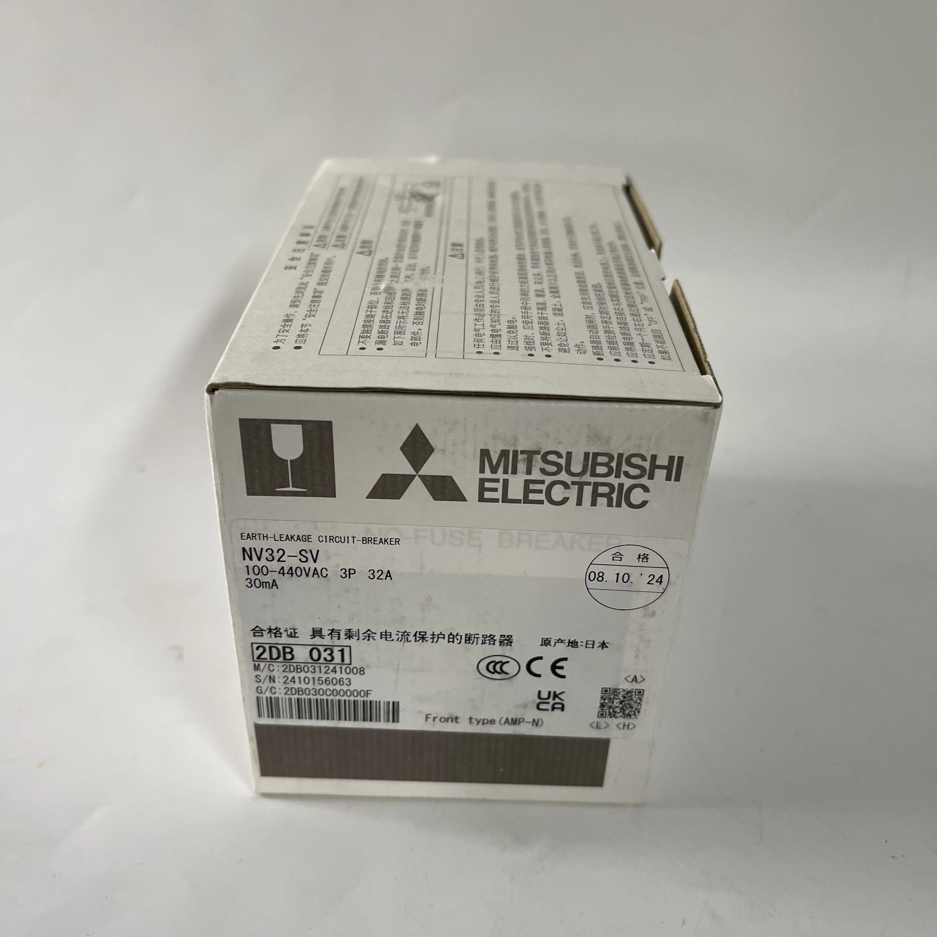Mitsubishi Earth-Leakage Circuit Breaker NV32-SV Mitsubishi Earth-Leakage Circuit Breaker NV32-SV