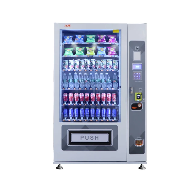 XY Automatic Drink and Snack Vending Machine Supplier Hot Sell Food Vending Machine