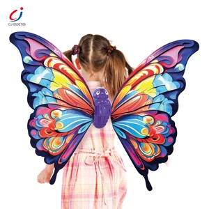 Chengji Dress up wings Kids Creative Interesting Electric Diy Assembly Simulated Music butterfly wings with Light for Girl
