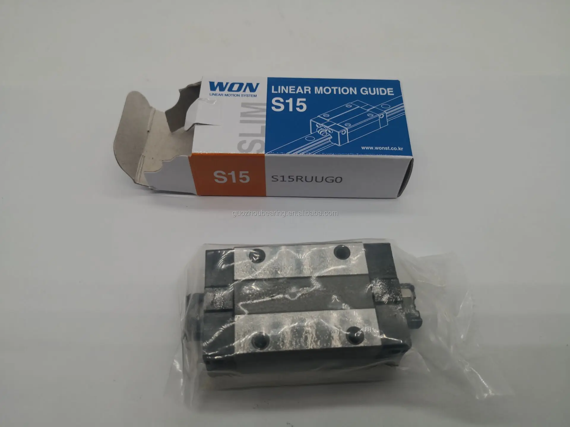 Original WON Linear Motion Guide Bearing Linear Guide Block S15C S15CUU S15CUUG0 S15CSSG0 S15CUUG1 S15CSSG1