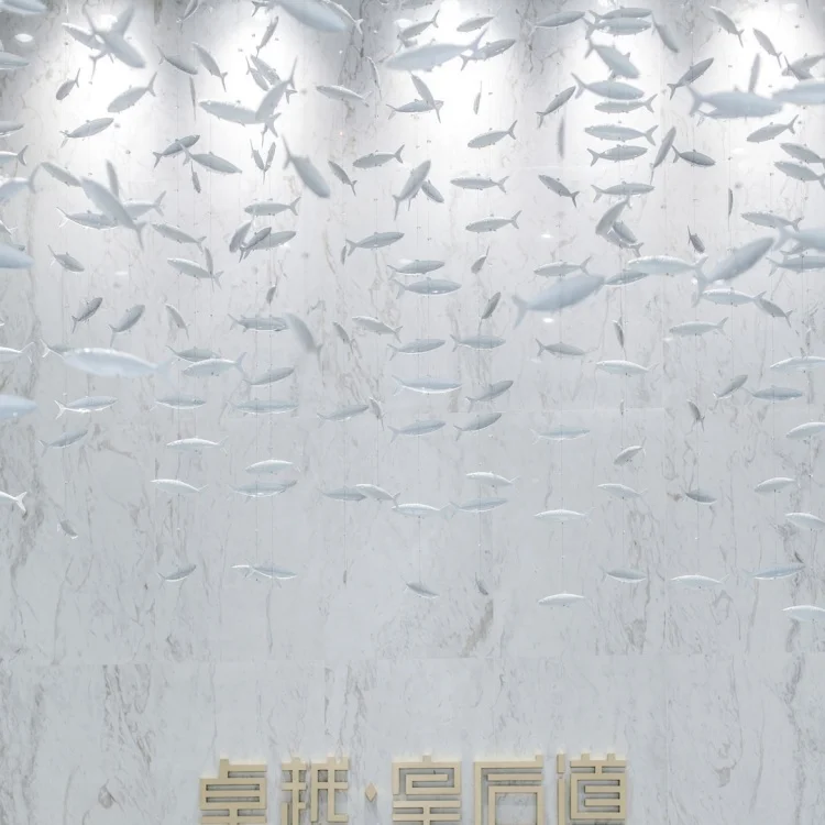 Unique Design Coastal Fish Style Iron Art Lamp Rustic Pendant Light Fixture Glass Hanging Lights for Custom Illumination Project