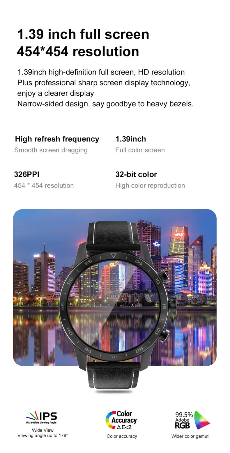 KK70 Smart Watch Wireless Charging Rotate Button 1.39 Inch HD Large Screen 454*454 Resolution Stainless Steel Smartwatch (3).jpg