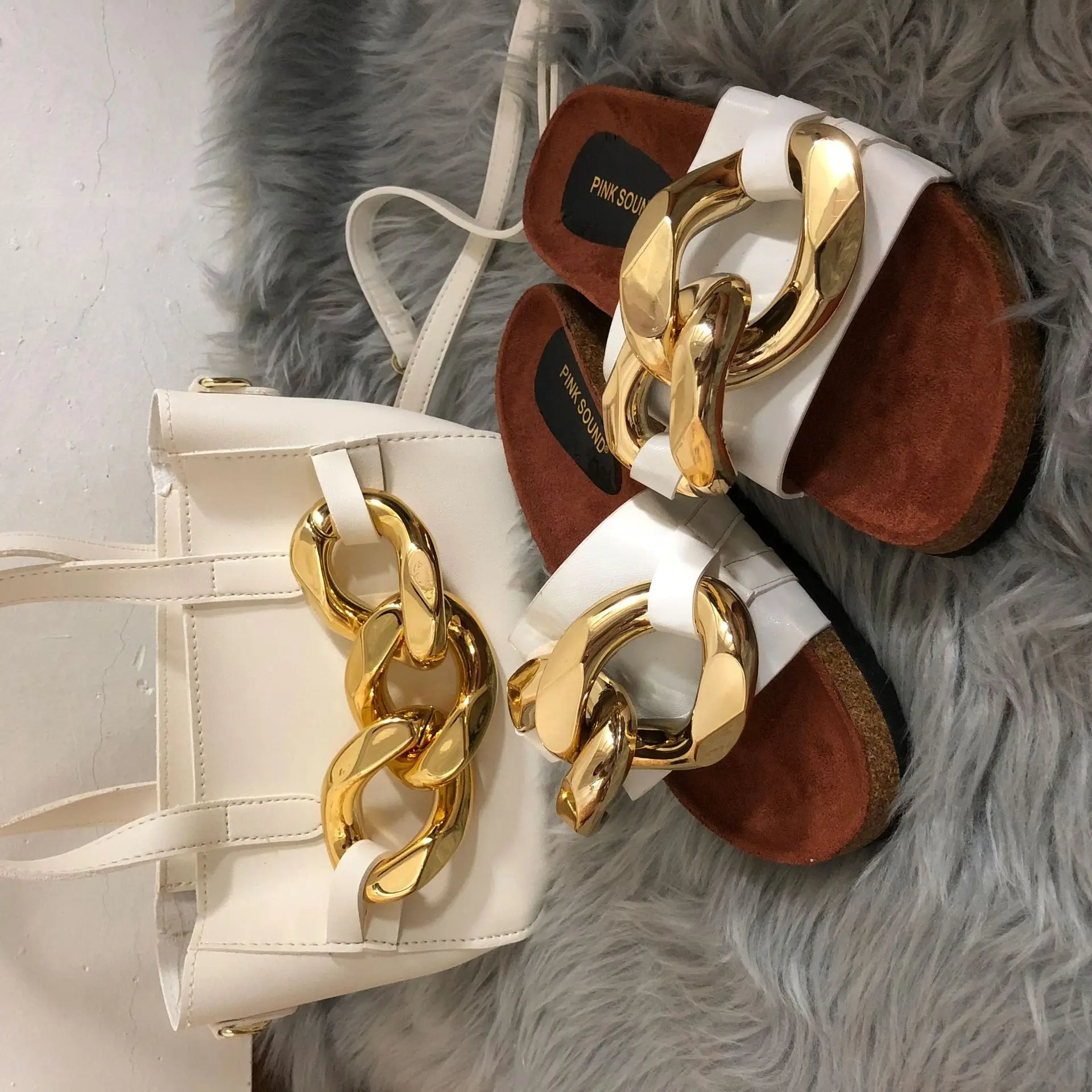 Source Fashion Match Purse And Sandals Set Crossbody Handbags