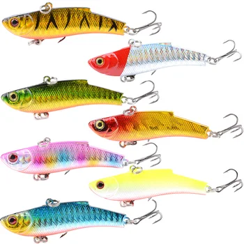 7cm 17g VIB Lure Bionic Artificial Hard Fishing Baits 7 Colors 3D Eyes Lures Sea Fishing Bait Long Cast Bass Bait New Arrival – Hard Lure – view 4