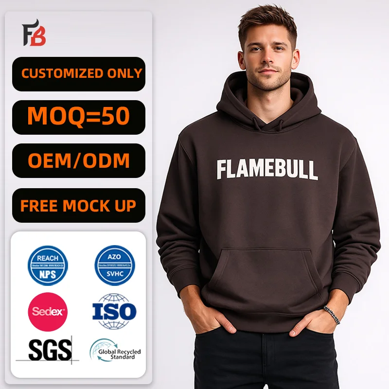High Quality Custom logo Designer Plain Blank Casual Plus Size Men's Hoodies Sweatshirts