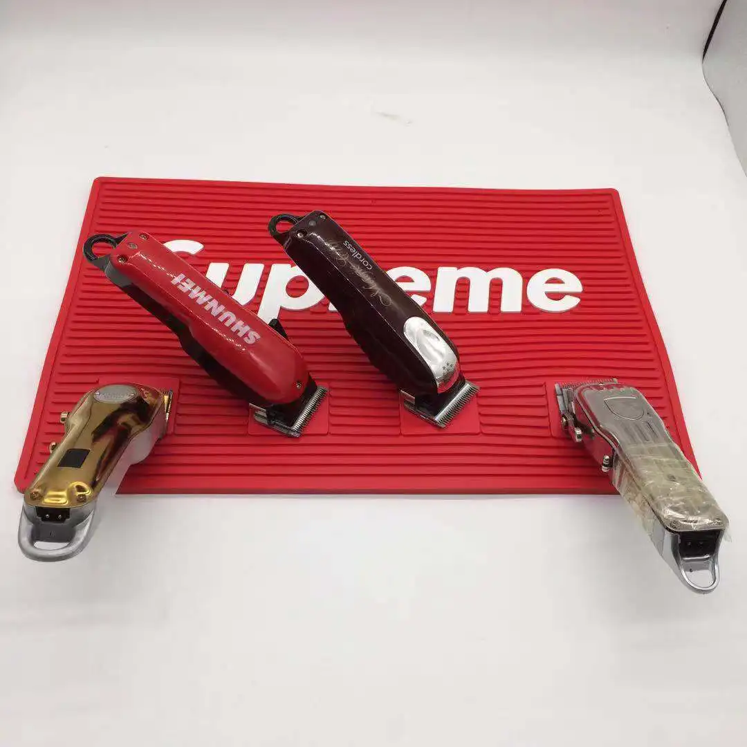 Magnet Barber Mat 13x9 Hot Selling Hairdressing Tools PVC Barber Mats for Stations Barber Mat