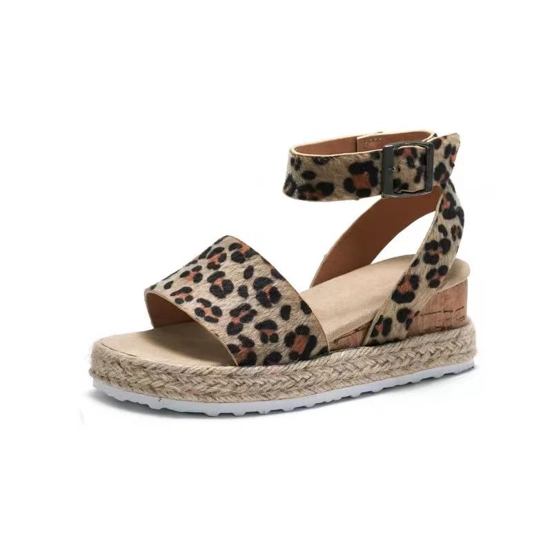 leopard print childrens slippers