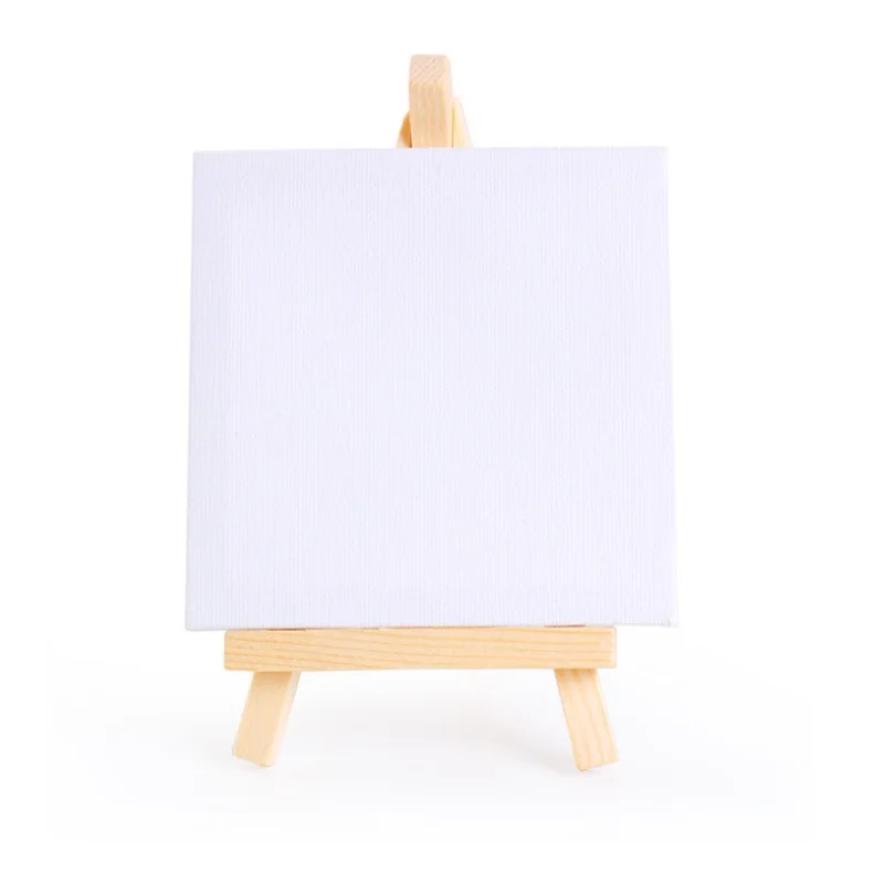 Mini Easel and Canvas Set