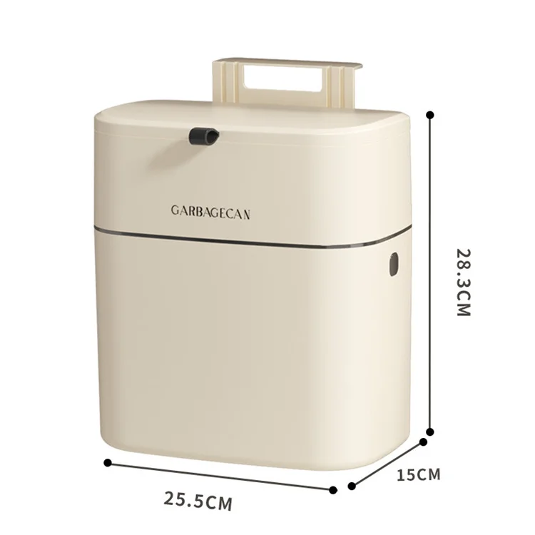 Big Storage Bucket White Kitchen Container Case Cabinet Cesta De Lixo Com Tampa