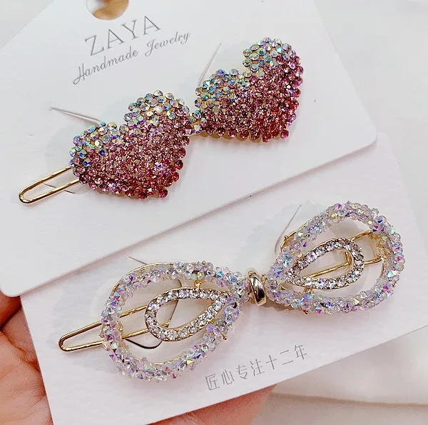 Sweet Pearl Hair Clip, Luxe Zircon Side Clip pearl hair clips side part - TikTok Shop main image 4