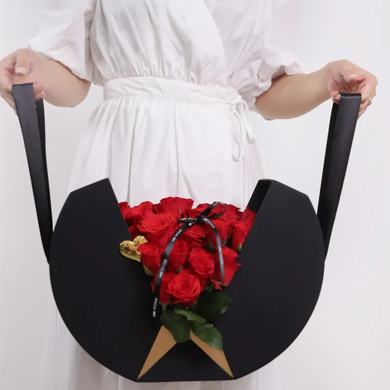 Роскошная дизайнерская коробка с изображением парусника цветов премиум-класса подарок на день Святого Валентина День матери упаковочная