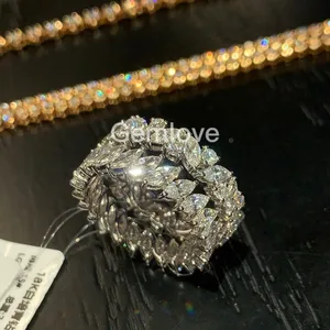 Luxury Diamond Rings for Women 18K Gold | Engagement & Wedding Bands Real Natural Diamonds Emerald/Ruby/Alexandrite Gemstones