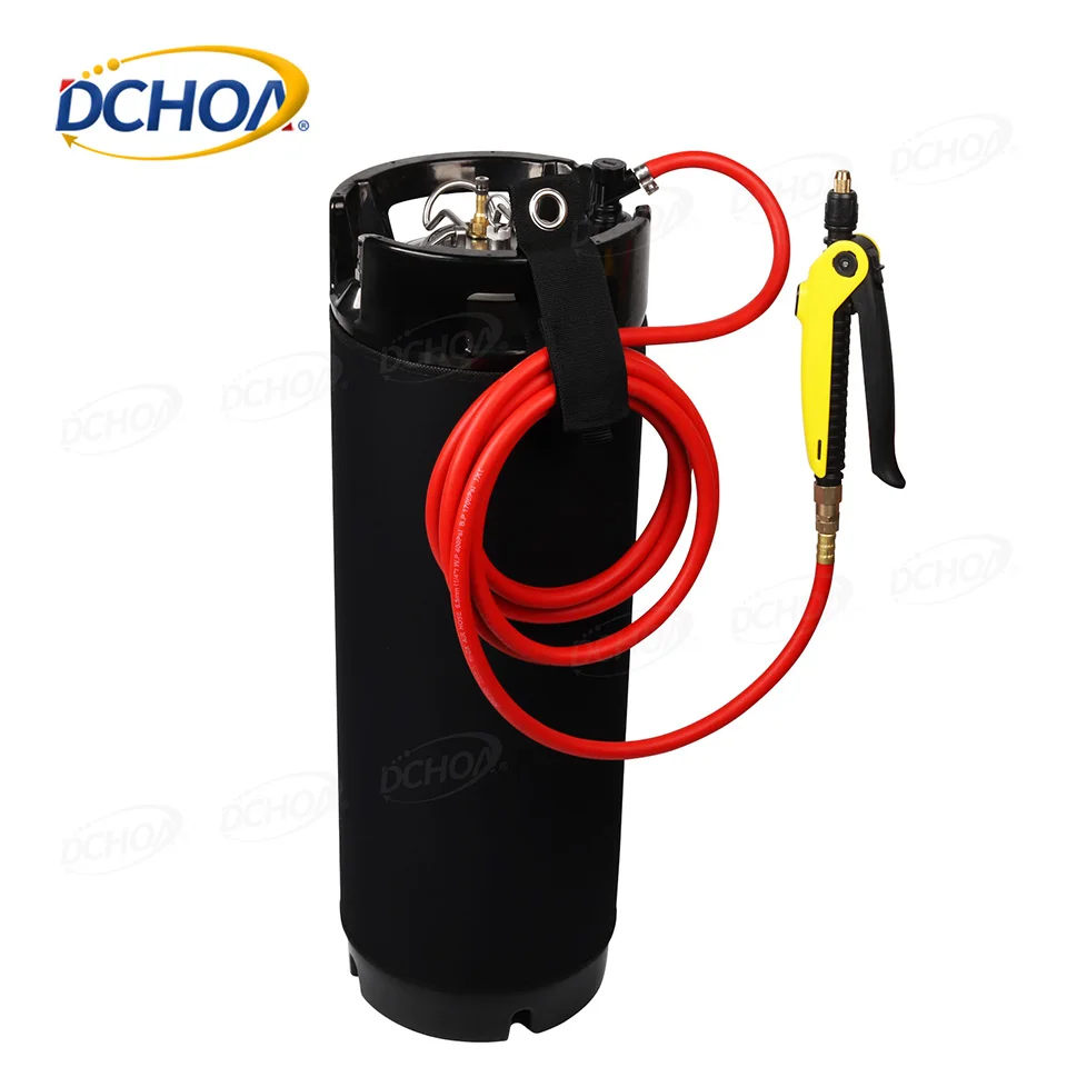 DCHOA Stainless Steel Window Tint Tank Keg Sprayer with 6m Hose for Vinyl Wrap Tools Car Cleaning