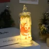 Papá Noel rojo con regalo