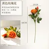 Single orange rose