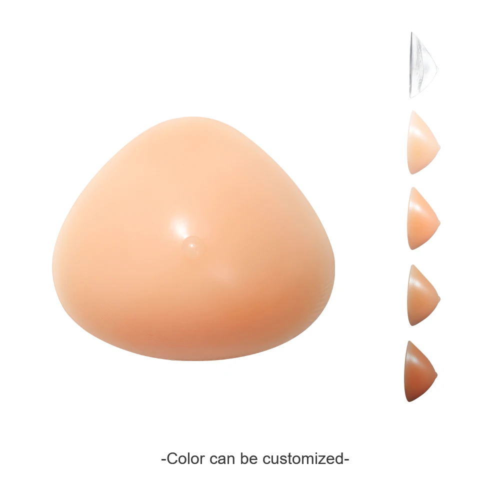ONEFENG Triangle Silicone Breast Form for Mastectomy Women False Breast Making Body Balance Artificial Boob Big Chest Favorite