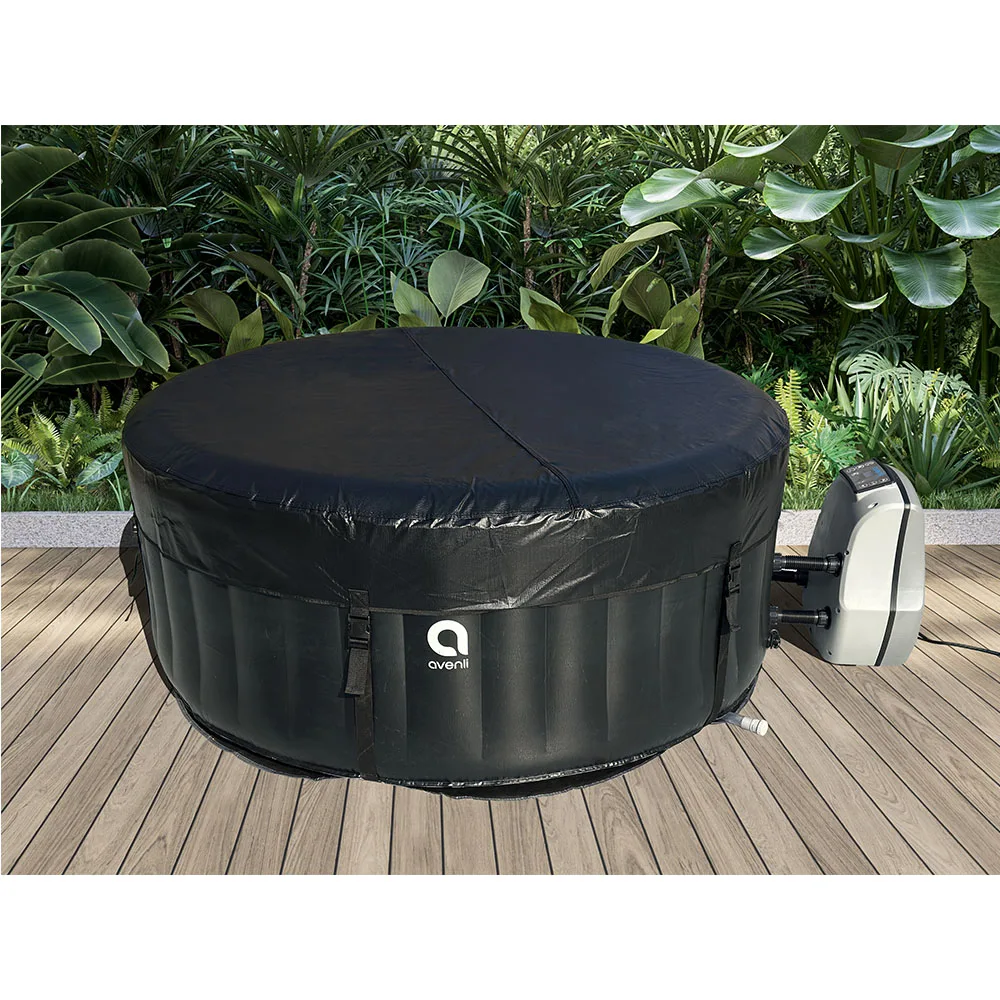 JILONG 3 Person square  Portable Swimming Spa Outdoor 3 Persons Massage Inflatable Lazy Hot Tub SPA Pool Bathtub Set