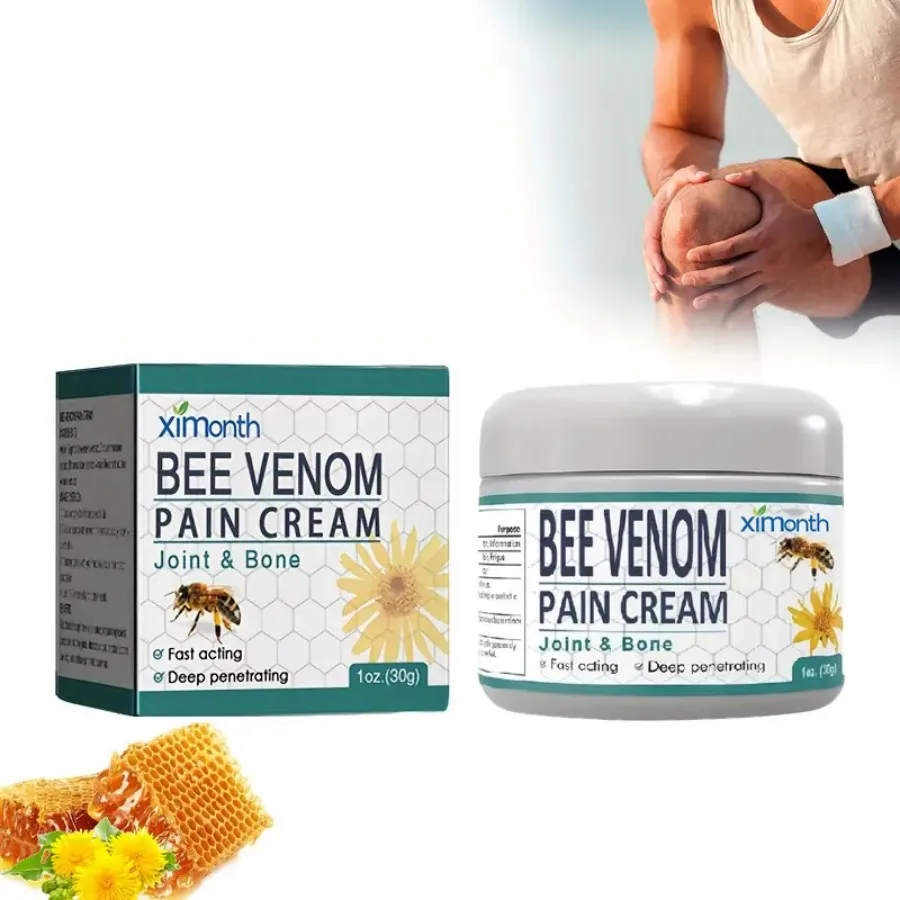 New Zealand Bee Venom Joint Relief Moisturizer, New Bee Venom Cream for Back, Neck, Hands, Feet Joints and More