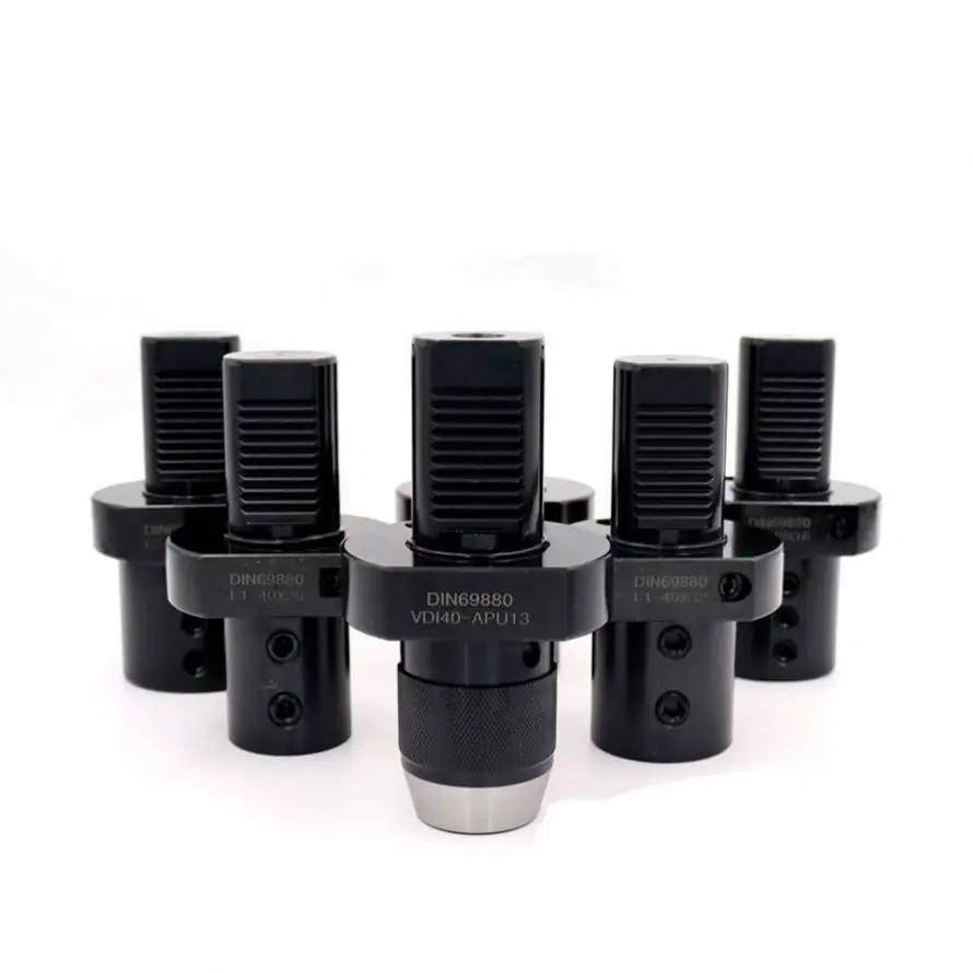 TEBAK Factory Supply Machine Tools Accessories VDI30 VDI40 VDI50 B1 B2 Type Tool Holders DIN69880 VDI ER Collet Chuck