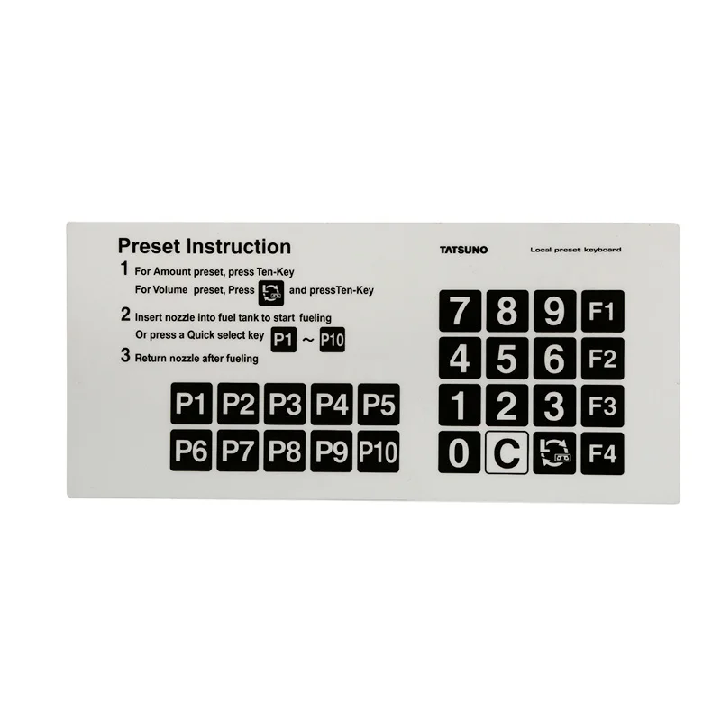 Embossing Button Membrane Panel Label Overlays Graphic Overlay For Fire Alarm Systems membrane Panels