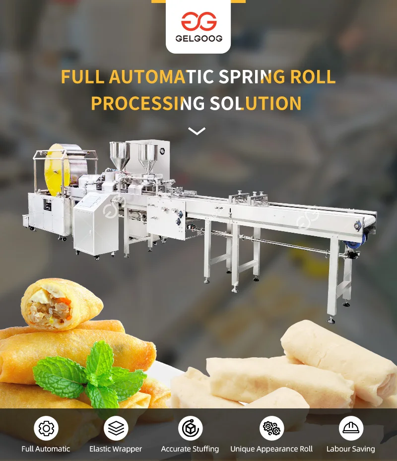 Spring Roll Processing Line Vietnamese Lumpia - Automatic Spring Roll Line Manufacturers