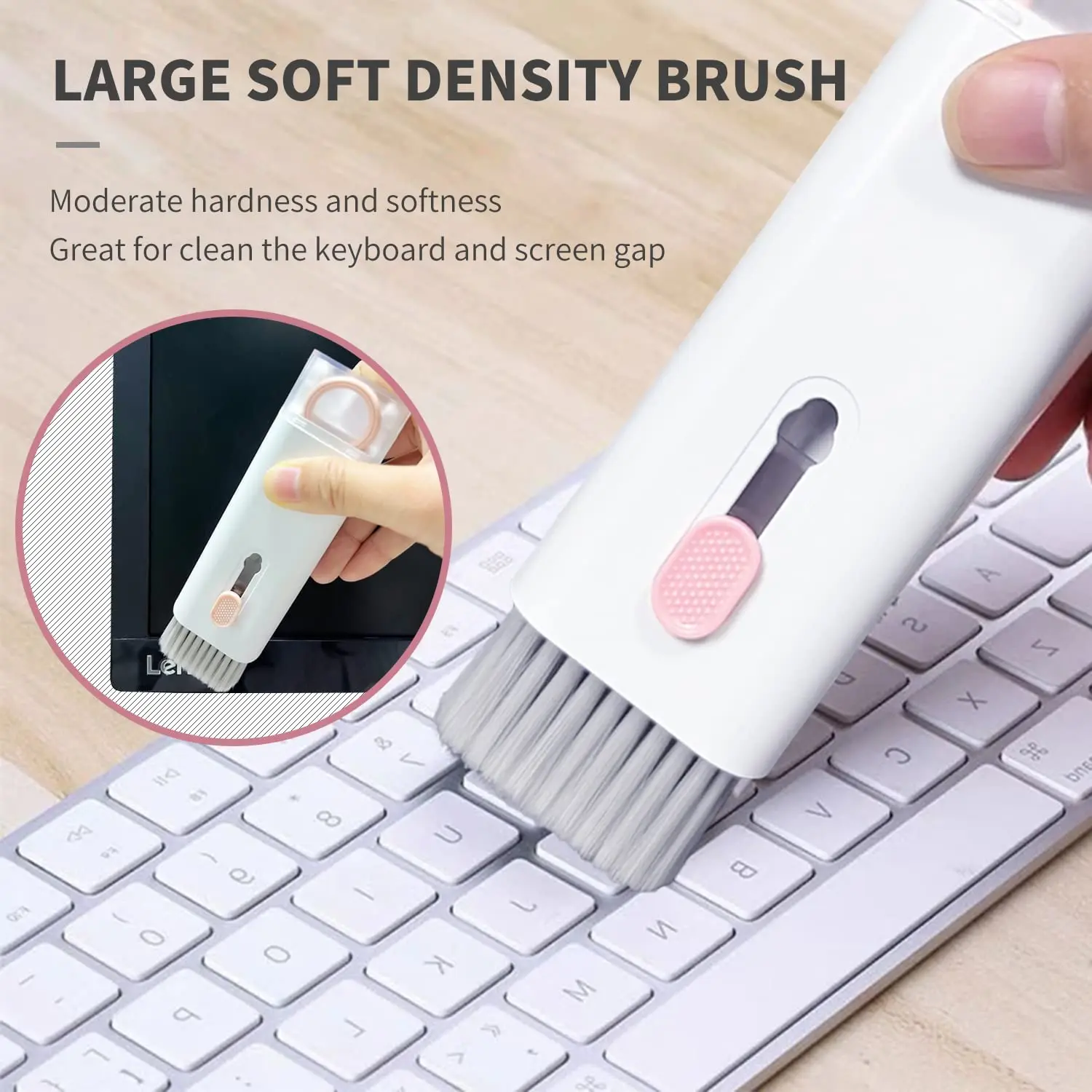 Hot Airbuds Cleaning Pen Cleaner Kit for airpod Pro 7 in 1 Multi-functional Keyboard Earphone Eaplugs