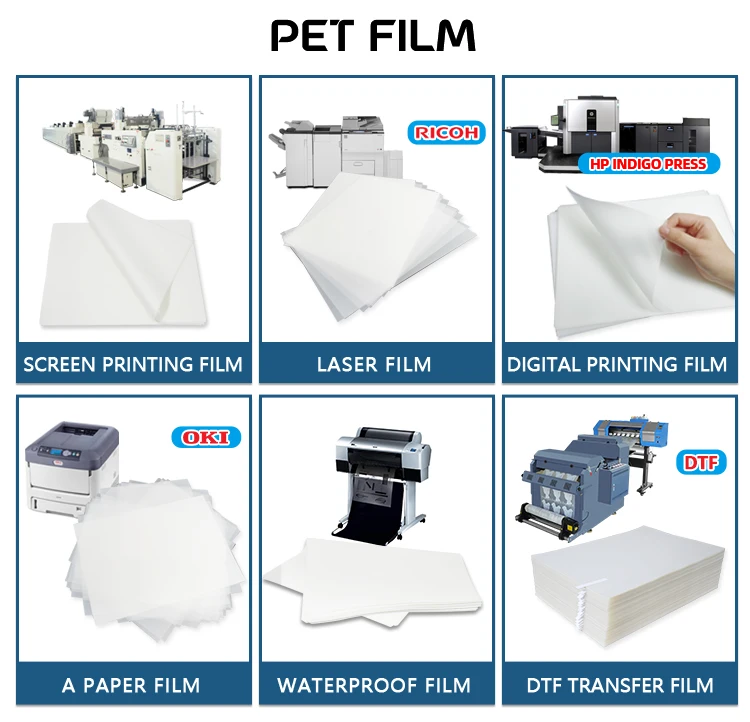 Laser Printing Film A3 A4 PET Release Film