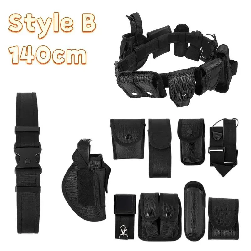 Premium Lightweight Multifunctional Training Tactical Security Duty Belts Flashlight Pouch Sets Utility Kit Belt Duty Belts