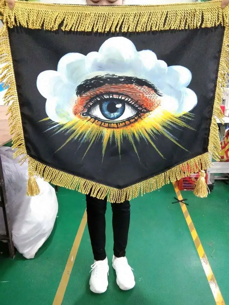 Any Size Logo Color Digital Printing Top Quality Promotional Advertise Campaign Custom Team Flag