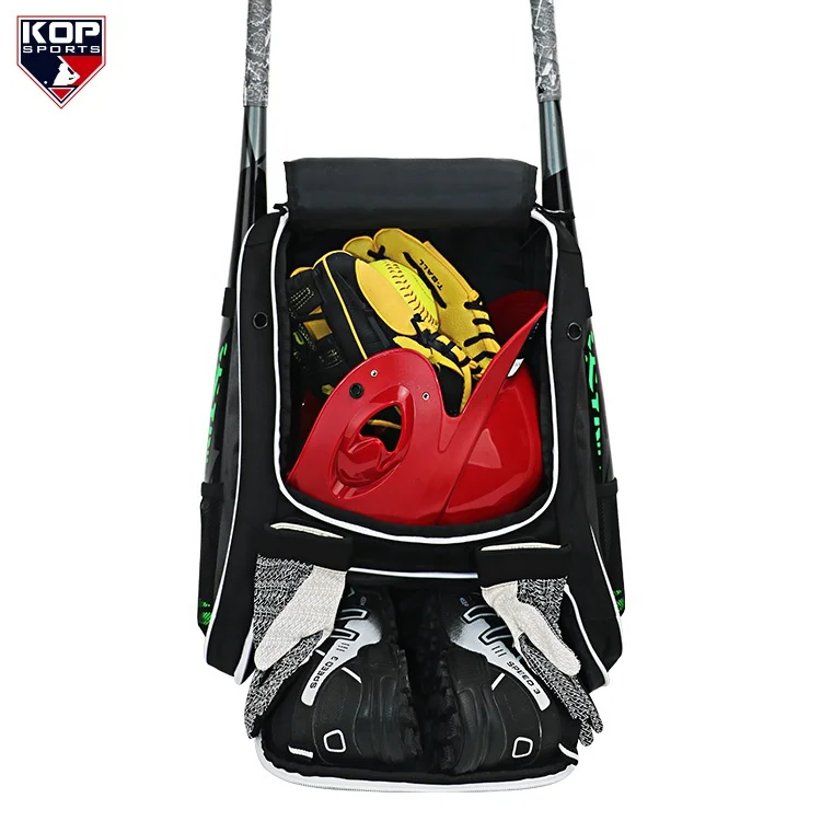 KOPSPORTS Lightweight Drawstring Baseball Backpack Waterproof
