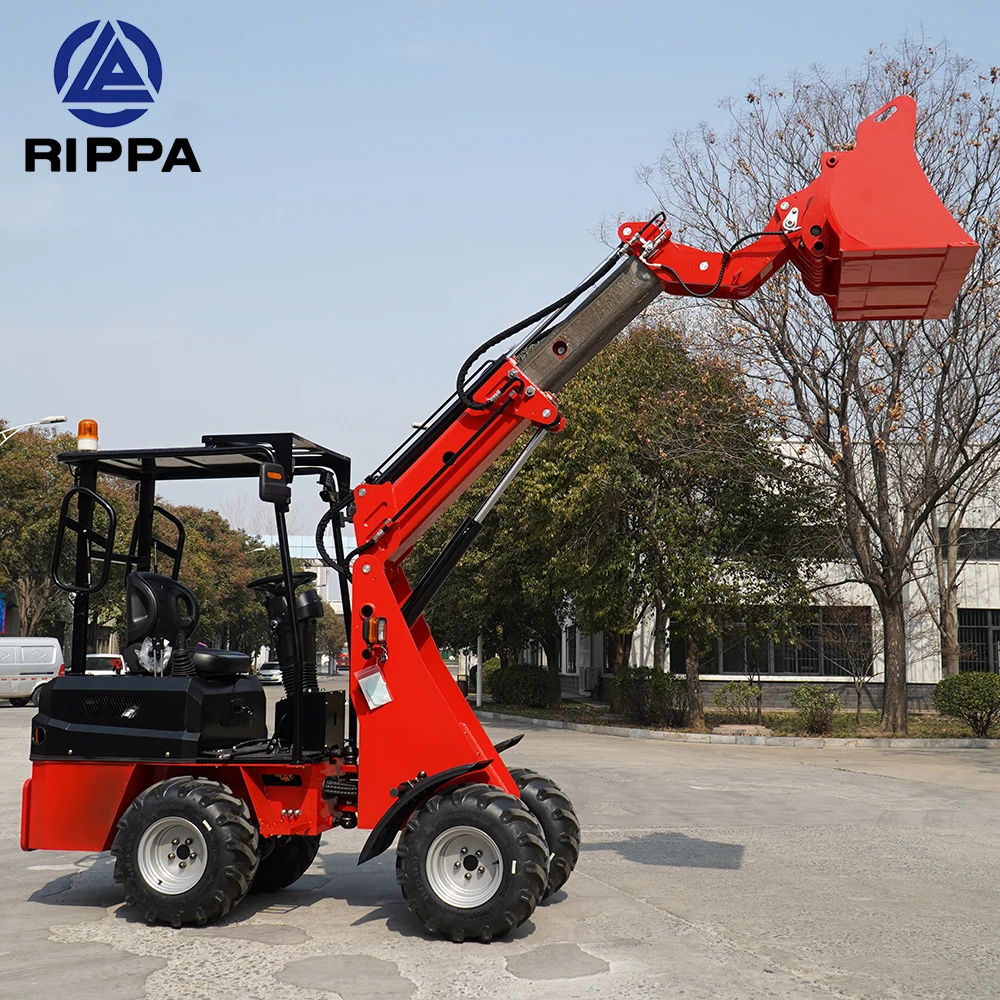 Rippa Telescopic Loader 1 Ton 2 Ton 3 Ton Mini Wheel Loader Price