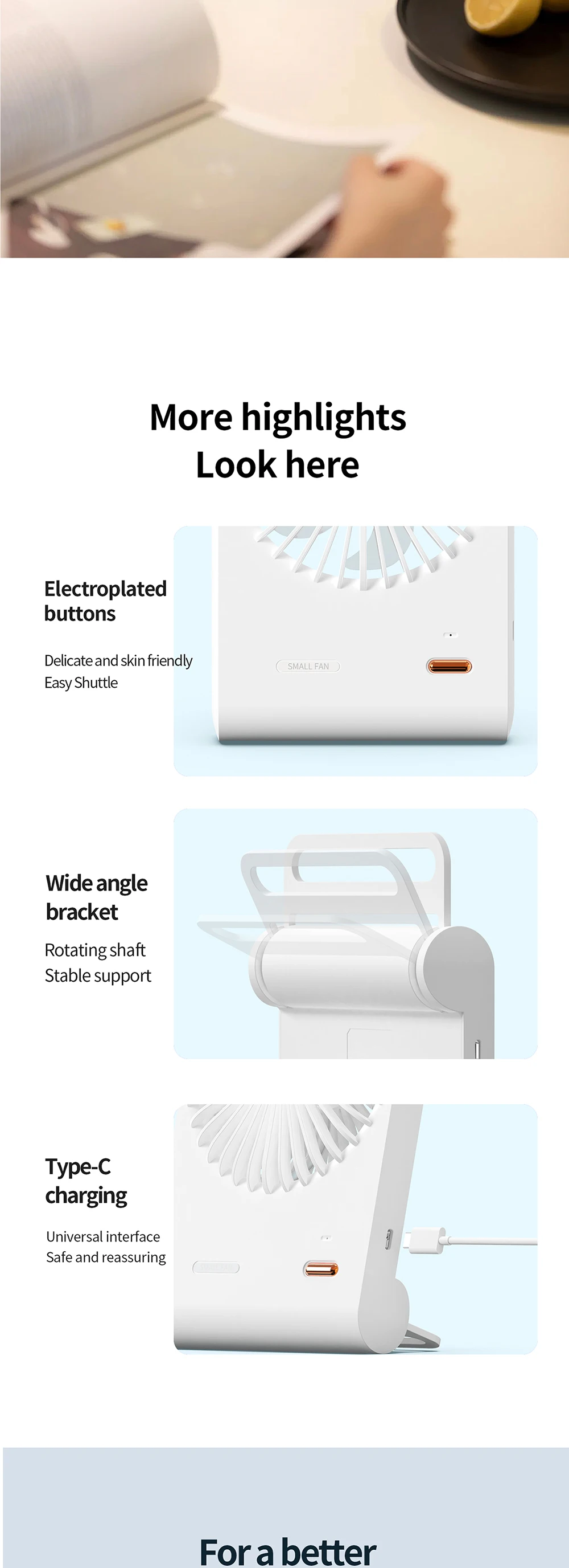 Portable Fan Outdoor 3C Electronic Consumer Products Manufacture