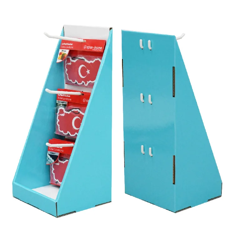 Custom Cosmetics Cardboard Sunscreen Cream Counter Display Unit Corrugated Paper Display Box