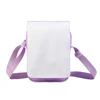Borsa a tracolla viola vuota