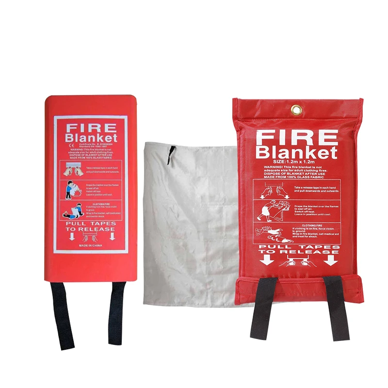 Emergency Survival Fiberglass Fire Blanket for the Kitchen,fireplace, Grill,car ,camping 6 Emergency Survival Fiberglass Fire Blanket for the Kitchen,fireplace, Grill,car ,camping - Image 6
