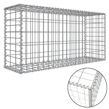 Welded gabion stainless steel baskets fence box cage 1x1x2 100x50x100 gabion rond gabion inox prices south africa tasmania