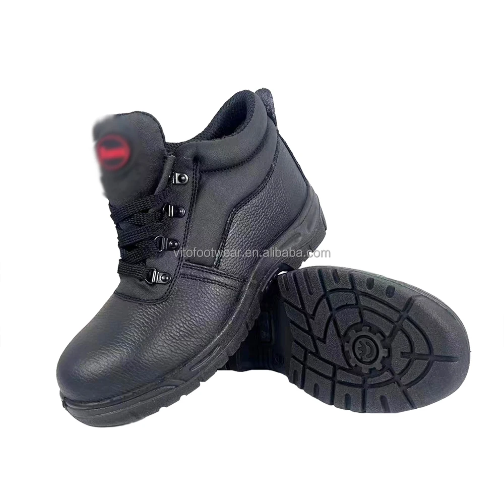 VITOSAFE Factory Wholesale Labor Protection OEM Footwear Mens Steel Toe Work Shoes Safety Boots details