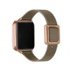 taupe-rose gold buckle