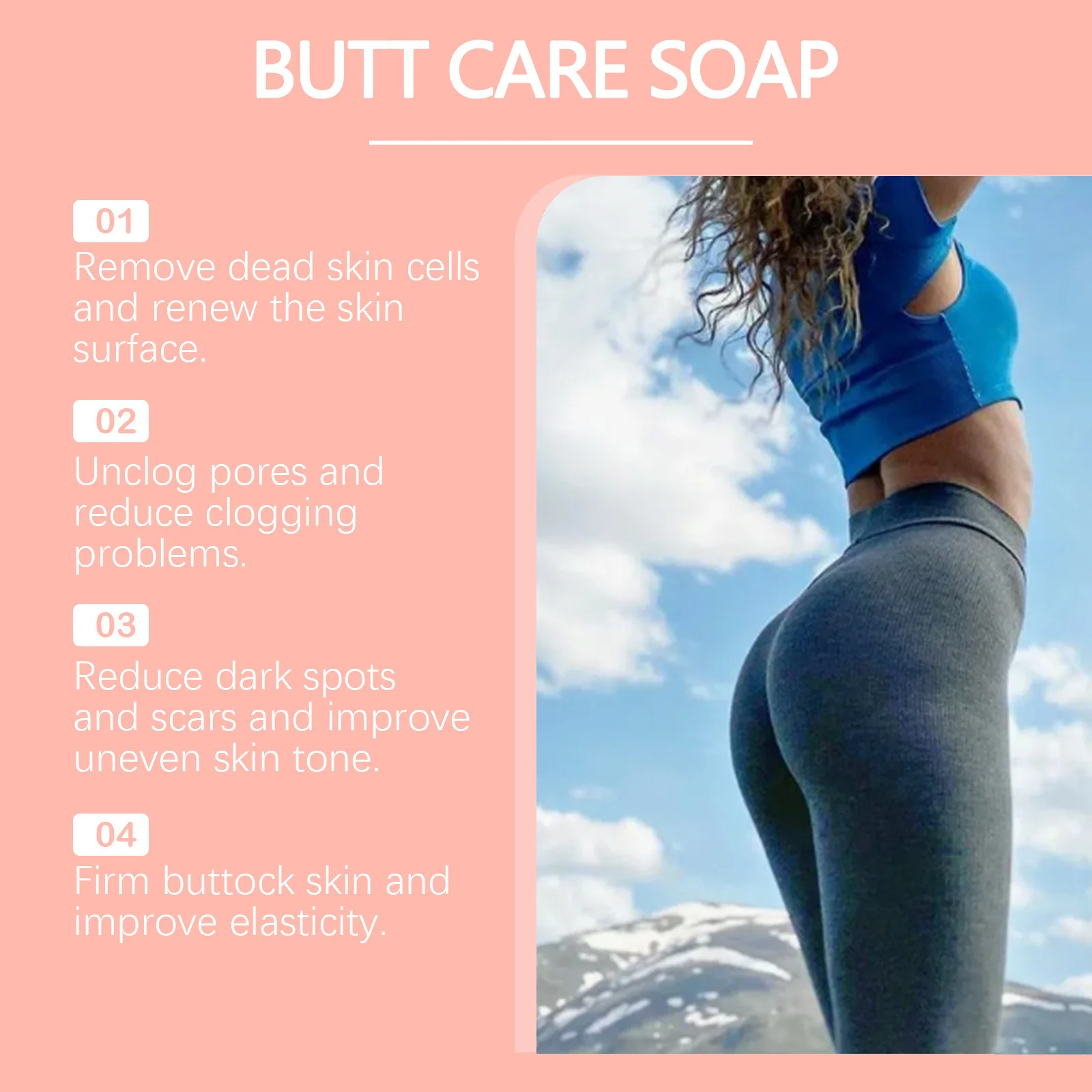 Wholesale China Factory Butt Soap Butt Smoothing Nourishing Firming Organic Lifting Hip up Butt Firming Soap for Women