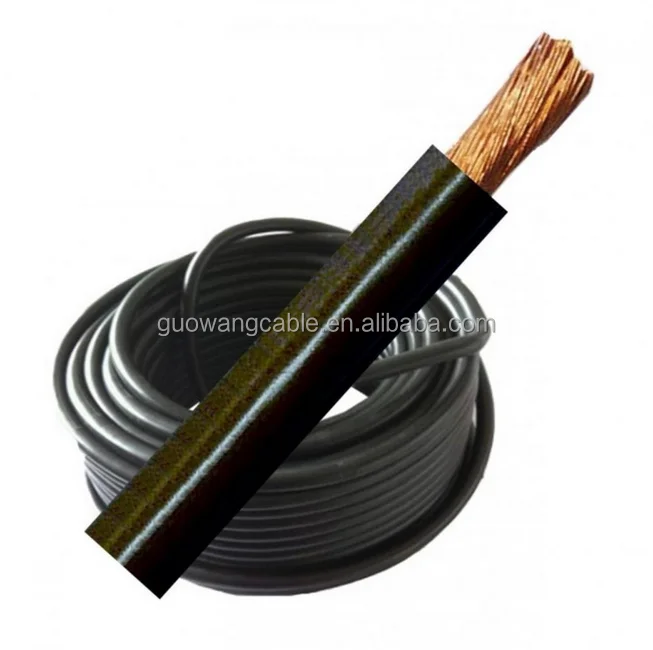 300amp 400amp Black Welding Cable Low Voltage Cable  for Welding Machine Rubber Coated Electrical Wire