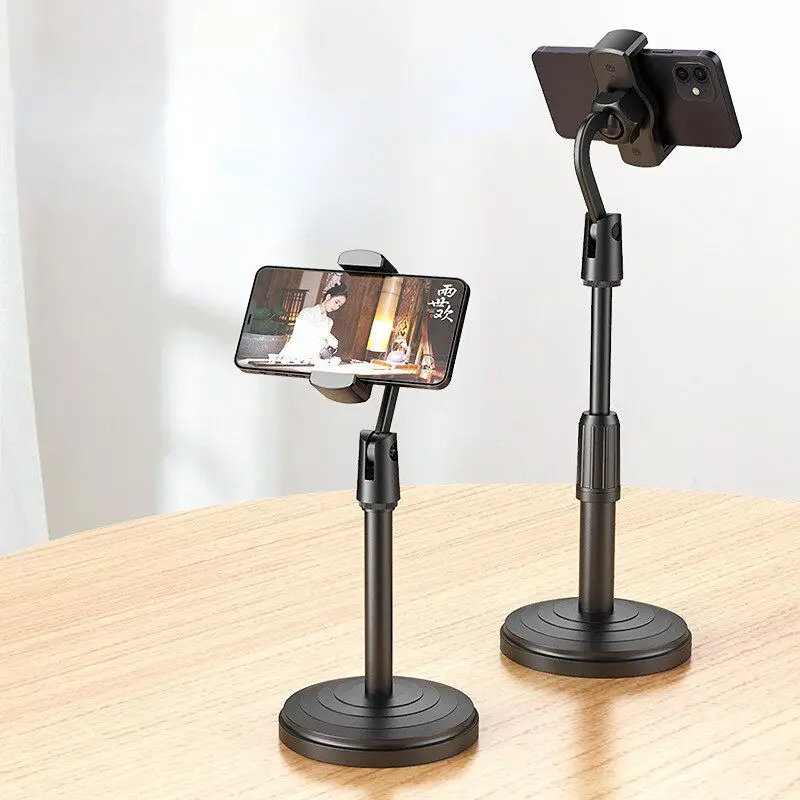 product wholesale 360 degree rotate smartphone stand waterproof mobile phone holder flexible base for desktop youtube live streaming-9