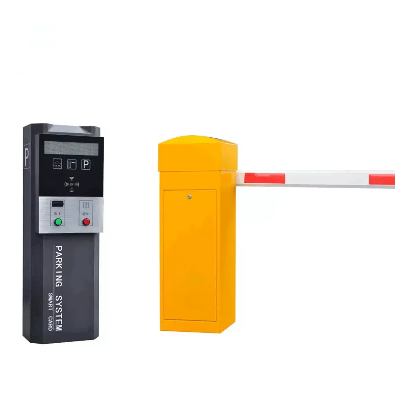 Guard Tour System Barcode Ticket /RFID Card  Parking System With Automatic Payment Machine Vehicle Parking  Boom Barrier Gate