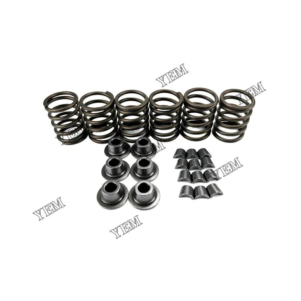 For Kubota D750 Valve Spring Kit Seat With Cotter ( Fit One Engine ) 4