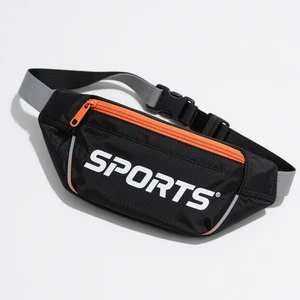 Waterproof Nylon Zipper Customized Travel Hiking Crossbody Fanny Pack Sports Running Waist Bag
