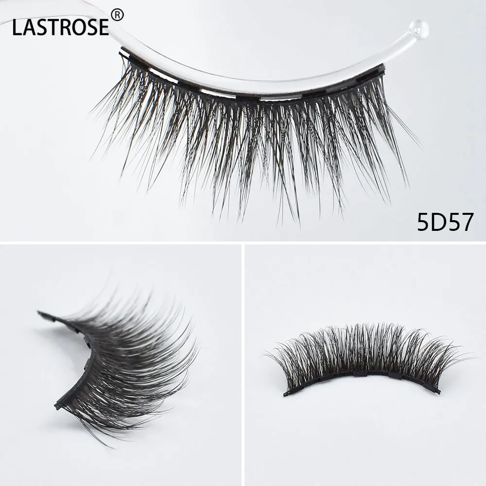 Private Label Soft 3d Mink Eye Lashes 5 Natural Faux