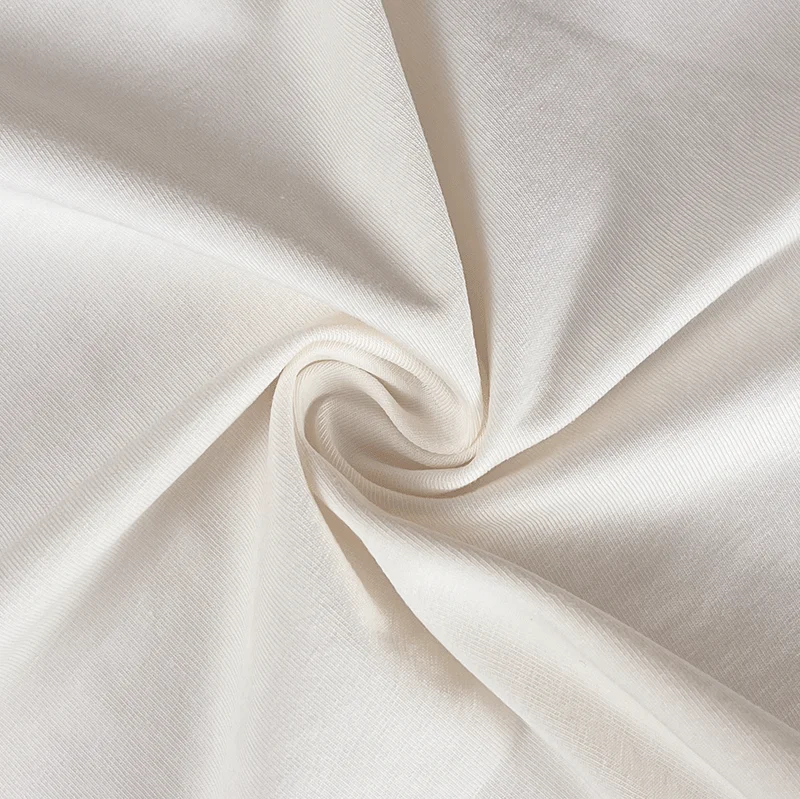 Excellent Quality 160 Gsm 90 Supima 10 Spandex 60s Pima Cotton Single Knit Plain Jersey