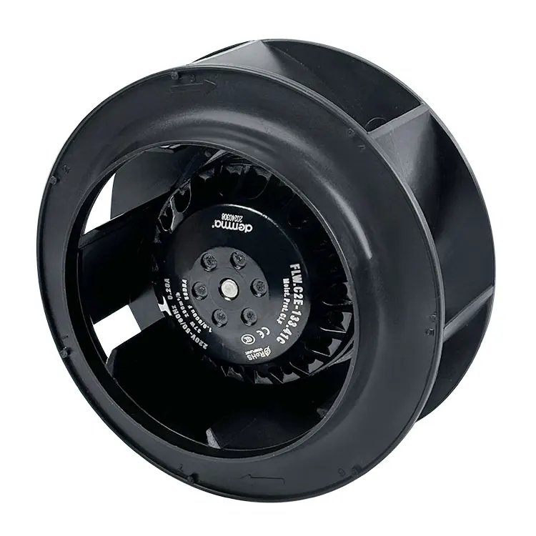 C2E-190.46A 8 Inch BLDC Backward Curved Centrifugal Cooling Fan 318CFM (540m³/h) for Telecom Cabinet Energy Storage