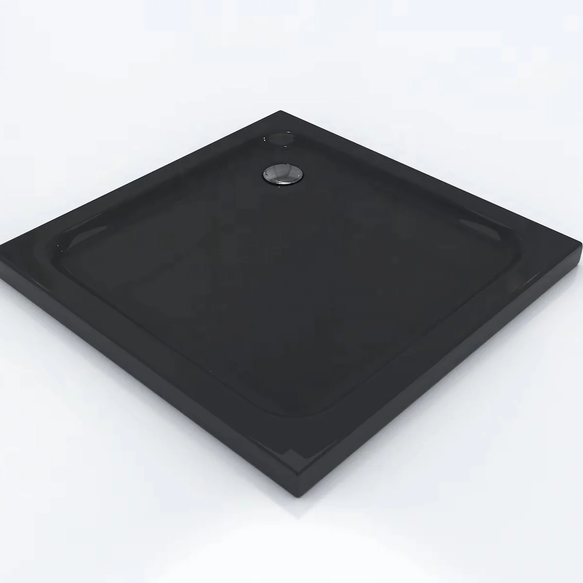 Exceed Custom Rectangle Fiberglass Shower Tray Modern Square Design Waterproof with Marble and Acrylic for Hotels