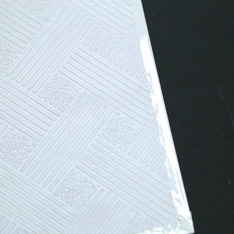 KENTE Modern 2x2 PVC Gypsum Board Ceiling Panel Waterproof and Fireproof Grid False Ceiling Tile Design