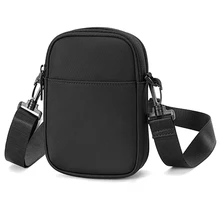 Adjustable Shoulder Mobile Phone Purse and Handbag Casual Crossbody Mini Neck Messenger Pouch Small Messenger Bags Unisex Letter